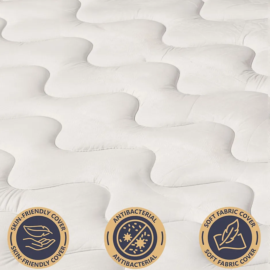 The White Stone Matelas 140x200 cm en Waterfoam hypoallergénique, 12 cm