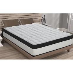 Eccox Matelas 140x190 cm Evolution Soft Comfort Mémoire de forme Carbon epaisseur 22 cm