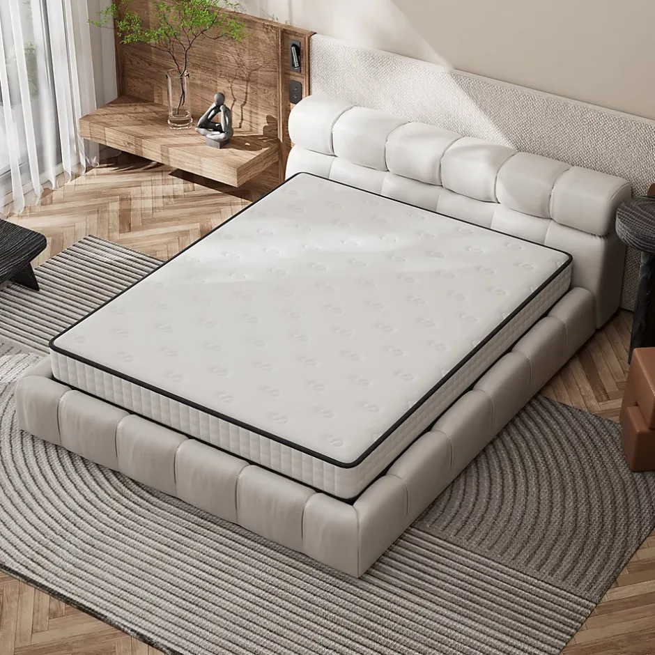 Teeno Matelas 160x200 cm, Matelas en Mousse à Mémoire de Forme Haute Densité,Fermeté Moyenne, Matelas Épaisseur DEWINNER Clearance