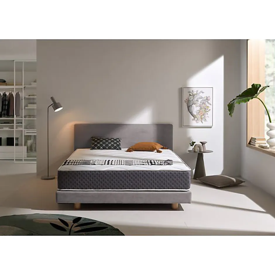 Eccox Matelas 120x180 cm Mémoire de forme epaisseur 22 cm +/-2 GRAFENO THERAPY. Outlet