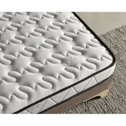 Eccox Matelas 140x190 cm Mémoire de forme Luxury Aloe Vera epaisseur 16 cm +/- 2 avec fonction antimicrobienne de traitement ALOE VERA.