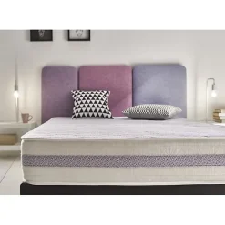 Eccox Matelas 120x180 cm Mémoire de forme Dream Aloe Vera epaisseur 19 cm +/-2 Fermeté Moyenne.