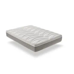 Eccox Matelas 120x180 cm Mémoire de forme Luxury Elite Silver H30 epaisseur 30 cm +/-2 Fermeté moyenne-élevée.