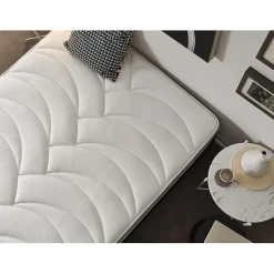 Eccox Matelas 120x180 cm Mémoire de forme Luxury Elite Silver H30 epaisseur 30 cm +/-2 Fermeté moyenne-élevée.