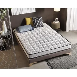 Eccox Matelas 120x180 cm Mémoire de forme Luxury Aloe Vera epaisseur 16 cm +/- 2 avec fonction antimicrobienne de traitement ALOE VERA.