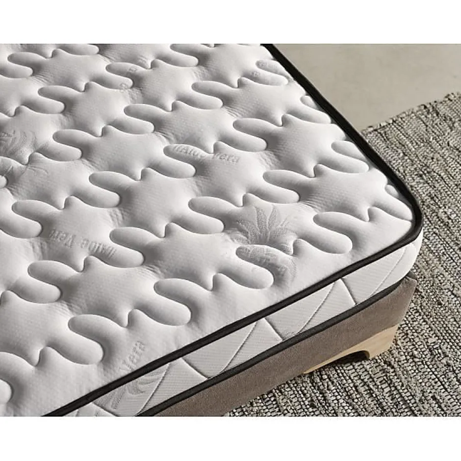 Eccox Matelas 120x180 cm Mémoire de forme Luxury Aloe Vera epaisseur 16 cm +/- 2 avec fonction antimicrobienne de traitement ALOE VERA.