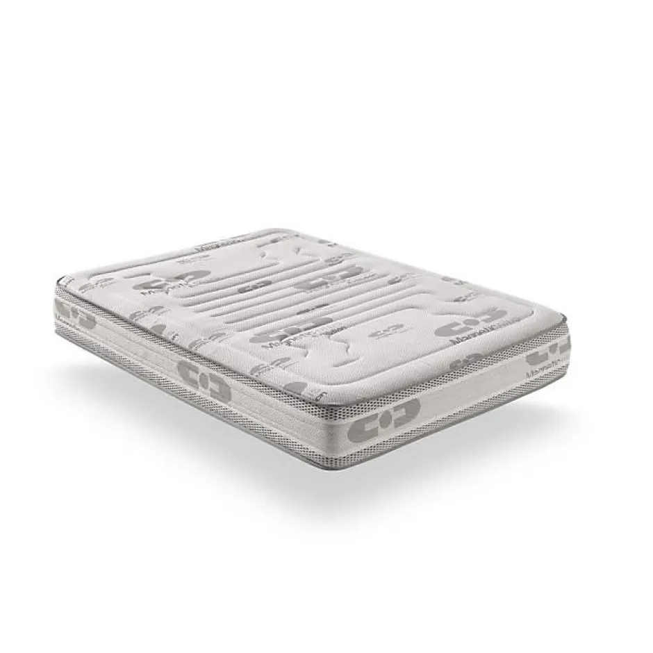 Eccox Matelas 135x180 cm Mémoire de formeélastique Magnetic Evolution epaisseur 27 cm +/- 2 Fermeté Moyenne-Haute.