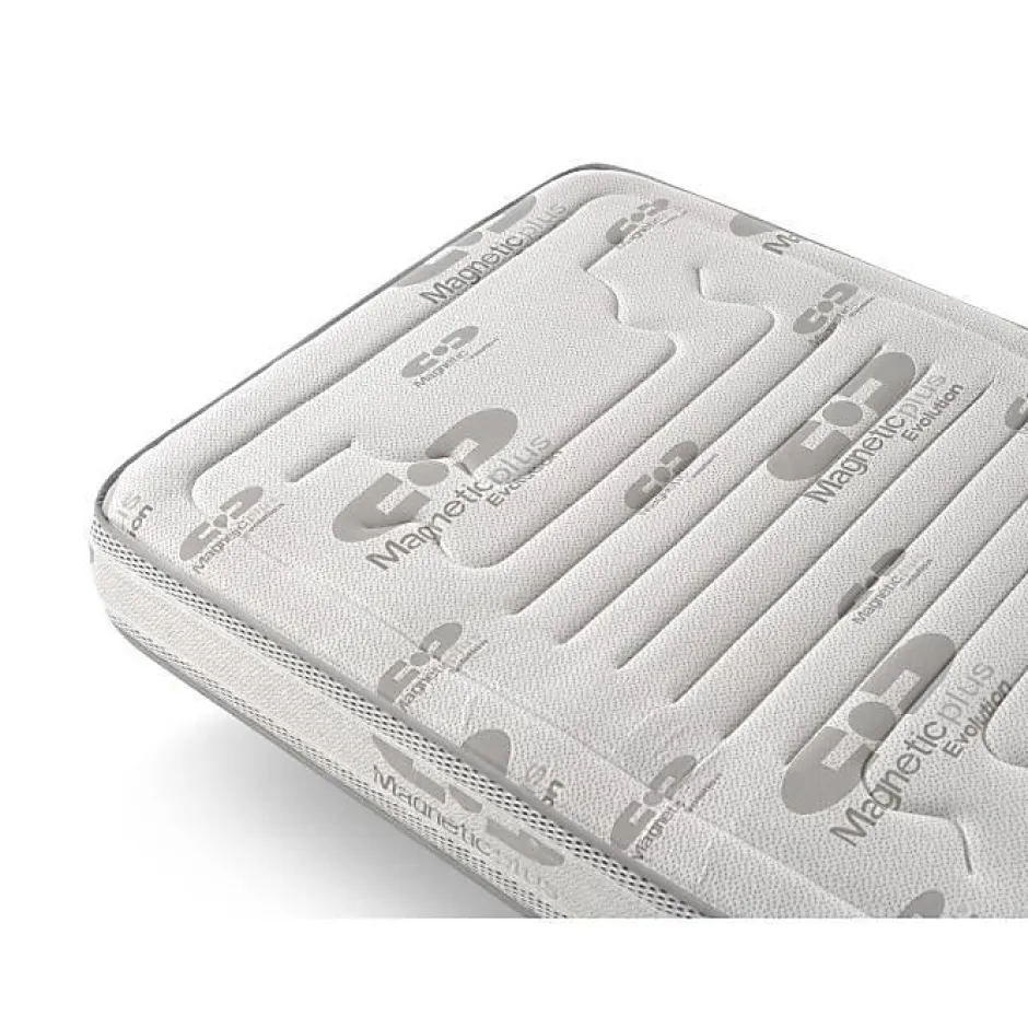 Eccox Matelas 135x180 cm Mémoire de formeélastique Magnetic Evolution epaisseur 27 cm +/- 2 Fermeté Moyenne-Haute.