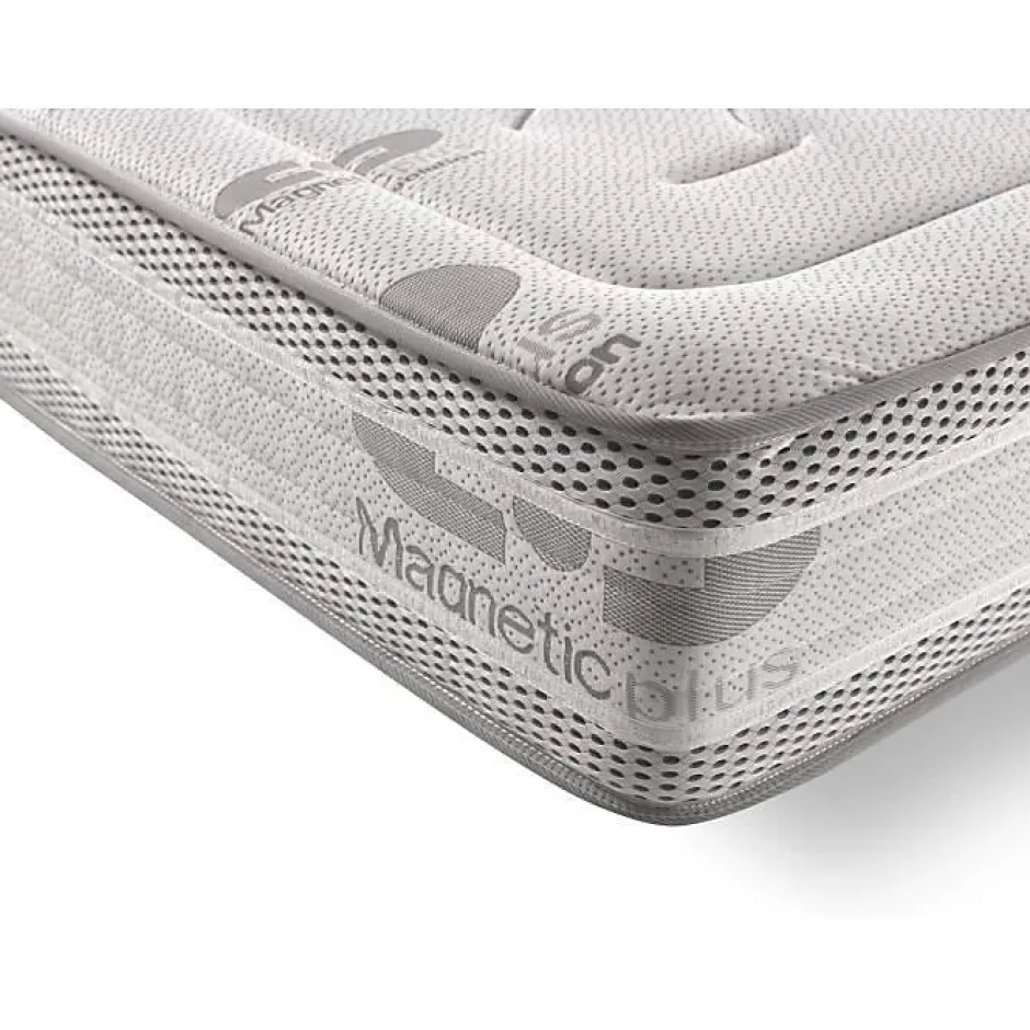 Eccox Matelas 135x180 cm Mémoire de formeélastique Magnetic Evolution epaisseur 27 cm +/- 2 Fermeté Moyenne-Haute.