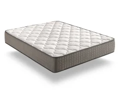 Simpur Low Cost Matelas 140x190 cm Natur Plus, mousse multizone, 30 cm, tissu stretch, 7 zones de confort, morphologique et excellente aération