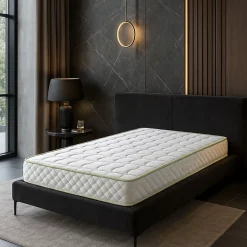 Nuits D'Or Matelas 90x190 Densité 35 Kg/m3 - Hauteur 21 Cm - Soutien Souple - Confort Optimal - Usage Quotidien - Nuit Calme New