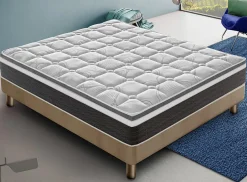 Materassiedoghe Matelas 200x200 en mousse à mémoire de forme - Epaisseur 30 cm - Orthopédique - Rigidité H4 - Fabriqué en Italie - Mod Anna