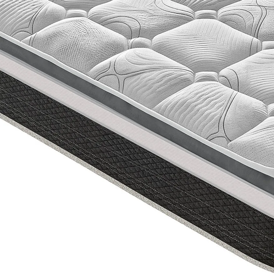 Materassiedoghe Matelas 160x190 en mousse à mémoire de forme - Epaisseur 20 cm - Orthopédique - Rigidité H4 - Fabriqué en Italie - Mod Anna