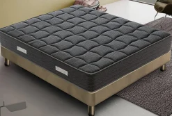 Materassiedoghe Matelas 160x190 en mousse à mémoire de forme - Epaisseur 20 cm - Orthopédique - Fabriqué en Italie - BlackMoon
