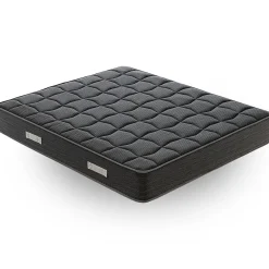 Materassiedoghe Matelas 160x190 en mousse à mémoire de forme - Epaisseur 20 cm - Orthopédique - Fabriqué en Italie - BlackMoon