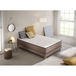 Eccox Matelas 90x180 en mousse à mémoire de forme Exclusif Graphène Hauteur 29 cm +/-2 Fermeté moyenne-élevée.