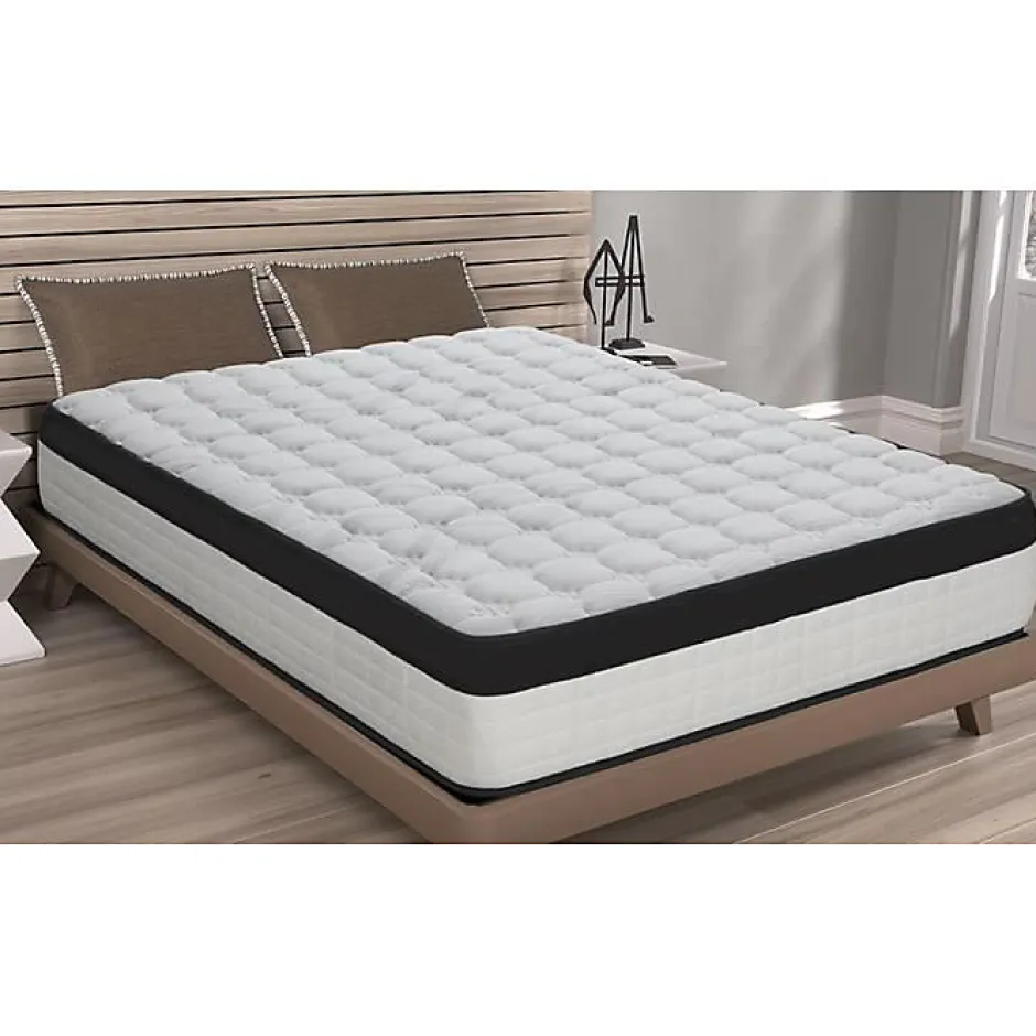 Eccox Matelas 150x200 Evolution Soft Comfort Mémoire de forme Carbon Hauteur 22 cm