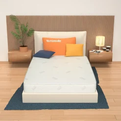 Miasuite Matelas 120x190 Hauteur 16 cm - Revêtement Silver, Waterfoam. Levante H16 Discount