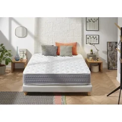 Eccox Matelas 135x190 Imperial Gel Memory Foam Hauteur 27 cm +/-2 Fermeté moyenne-élevée.