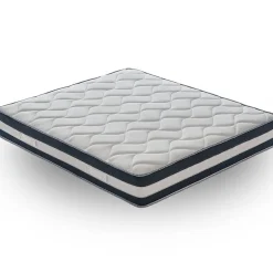Materassiedoghe Matelas 140x200 Memory Gel - Epaisseur 25 cm - Mousse Mémoire 7 cm - 9 zones de confort - 100% Made in Italy