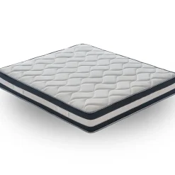Materassiedoghe Matelas 140x190 Memory Gel - Epaisseur 25 cm - Mousse Mémoire 7 cm - 9 zones de confort - 100% Made in Italy Online