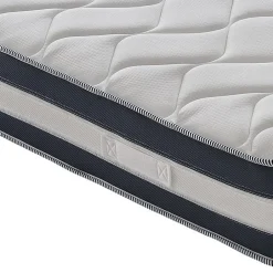 Materassiedoghe Matelas 140x190 Memory Gel - Epaisseur 25 cm - Mousse Mémoire 7 cm - 9 zones de confort - 100% Made in Italy Online