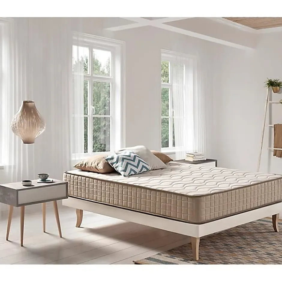 Eccox Matelas 105x190 Mémoire de forme Luxury ECO Tencel Ignifugo Fermeté moyenne-élevée 20cm +/-2. Hot