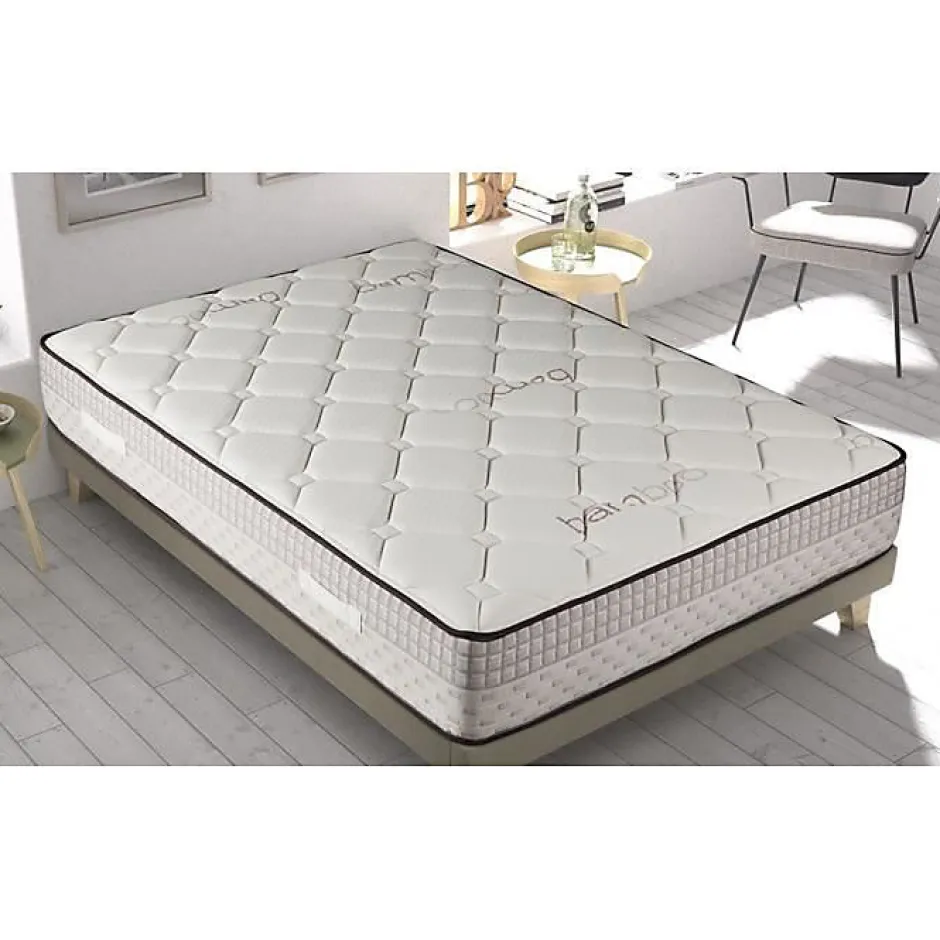 Eccox Matelas 105x190 Mémoire de forme Bambou Hauteur 24 cm +/-2 Fermeté Moyenne-Haute. New