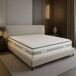 King Of Dreams Matelas 140x190 Mousse à Mémoire de Forme 50 Kg/m3 + Poli Lattex Indéformable - Soutien Très Ferme - Hauteur 23 cm 140 190 King Me Sale