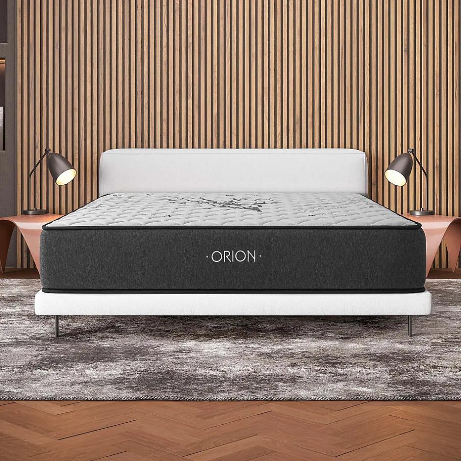 Cosmos Matelas 140x190 Orion - Mousse Mémoire de Forme - Blue Latex - Épais 30 cm - 7 zones - Réversible face été/hiver - Confort Ferme Hot