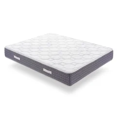 Eccox Matelas 160x200 Ressorts Ensachés Memory Nature avec 5cm Gel Mémoire de forme + Graphène + Supersoft Hauteur 30 cm +/-2 Hot