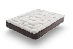 Simpur Low Cost Matelas 135x190 Royal Top, mousse mémoire ViscoGraphene, 30 cm, 11 zones, thermo-régulé, excellente indépendance de couchage New