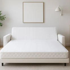 Literie Julien Matelas 140x190 Tres Ferme BZ x 15 cm - 5 Zones de Confort - Assise 60 cm - Respirant - Usage Quotidien - MATELAS TECHNO BZ 15