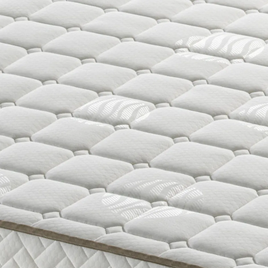 Literie Julien Matelas 180x200 x 23 cm - Ferme - Aertech+ 40 Kg/m3 HR Dernière Génération - Très Respirant