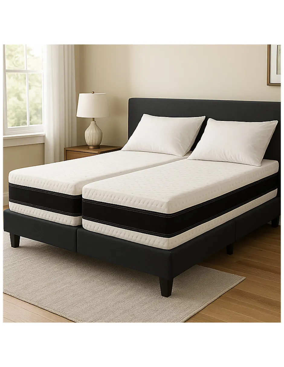 By Sommiflex. Matelas 2x80x200 Spécial Lit Électrique Fabrication Européenne