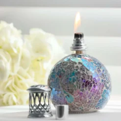 Mamamanuela Mèche rechange pour petite lampe catalytique de 100 ml. Compatible avec toutes les marques. Tête en céramique et cordon 100% coton