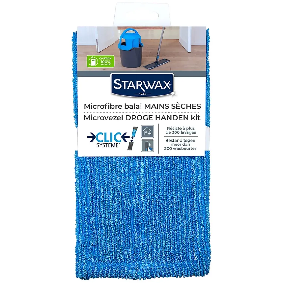 Starwax Microfibre balai mains sèches Clic système Outlet