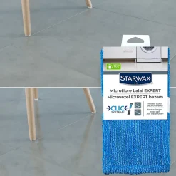 Starwax Microfibre pour balai Clic Système L.24 x l.12 cm Clearance
