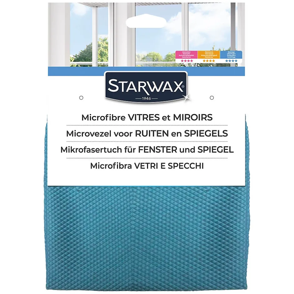 Starwax Microfibre pour vitres et miroir
