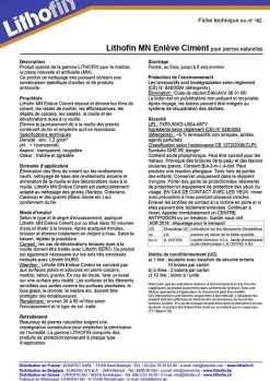 Lithofin MN Enlève Ciment - Enlève ciment pour pierres naturelles - - 5 L New