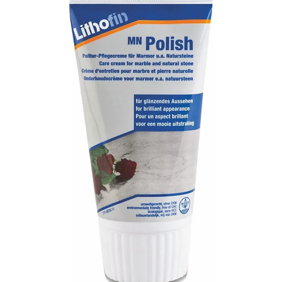 Lithofin MN Polish Crème - Crème d'entretien pour pierre naturelle - - 0,15 L Neutre New