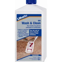 Lithofin MN Wash & Clean - Nettoie et soigne en une opération - - 1 L