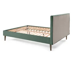 Best Mobilier Monet - lit - 160x200 - sommier inclus - en tissu - New