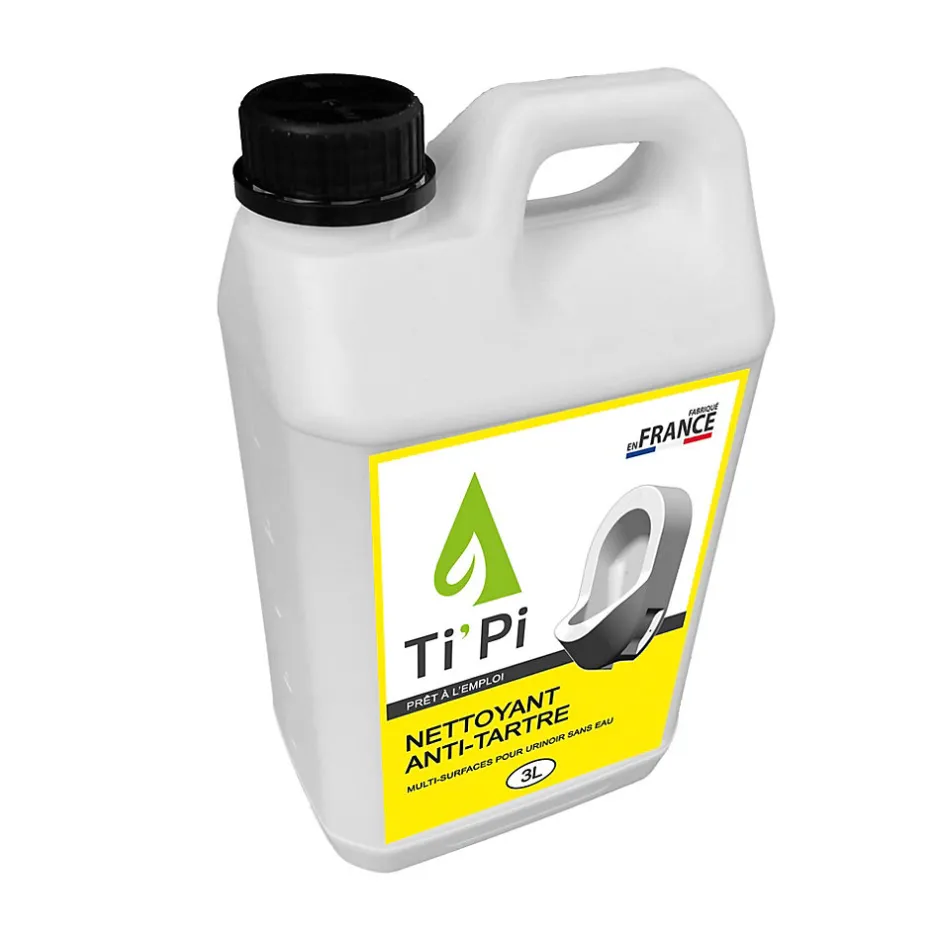 Ti'Pi Nettoyant antitartre pour urinoir sans eau 3L (recharge) - Compatible avec la valorisation de l'urine au jardin