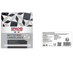 Spado Nettoyant carrelages au savon de Marseille 1L