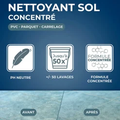 Starwax Nettoyant doux sol intérieurs 1L
