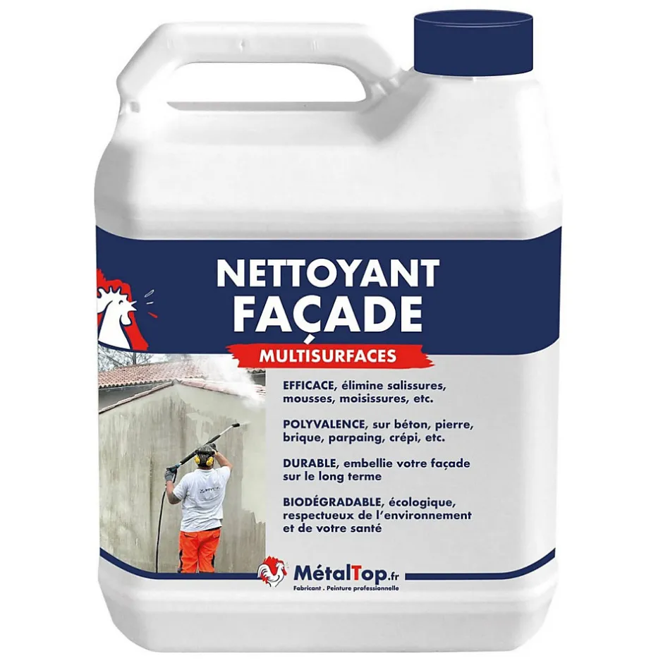 Metaltop Nettoyant Facade - 5 L - Métaltop