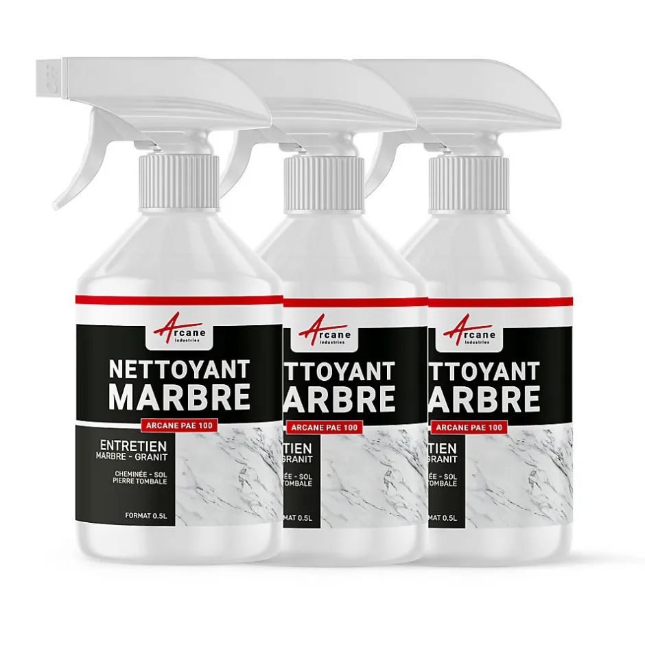 Arcane Industries NETTOYANT RÉNOVATEUR MARBRE - 1.5 L (3 x 0.5 L) -