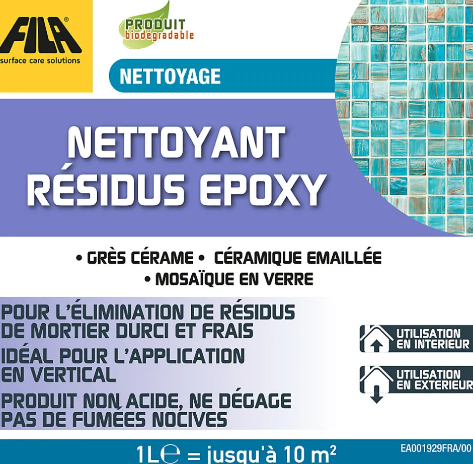 Fila Nettoyant résidus époxy 1L intérieur et extérieur