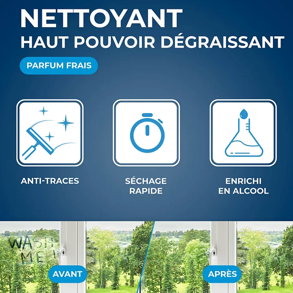 Starwax Nettoyant spécial vitres anti-traces à l'alcool 5L Outlet